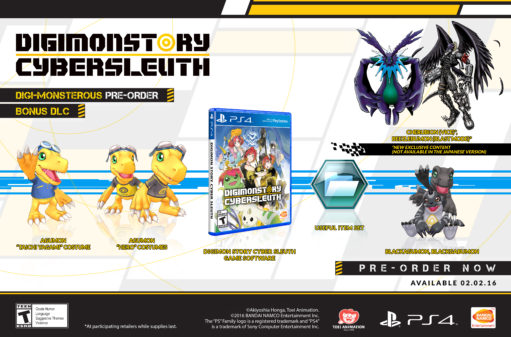 Fecha de lanzamiento de ‘Digimon Story: Cyber Sleuth’ en Norteamérica