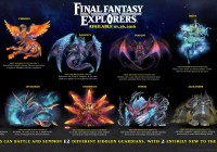 Detallados los 12 eidolones de ‘Final Fantasy Explorers’
