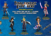 Infografía de personajes y trailer de ‘Final Fantasy Explorers’