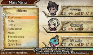 HNI menu