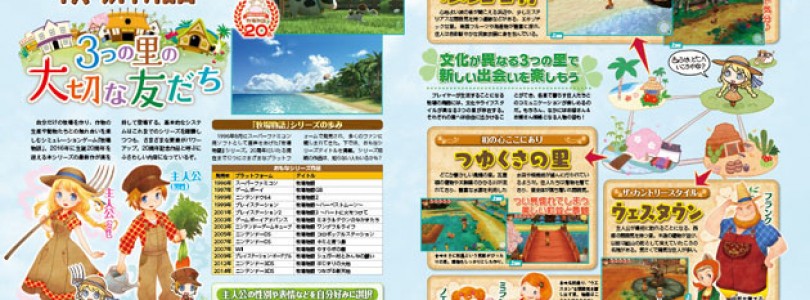 Anunciado ‘Story of Seasons: Good Friends of Three Villages’ para 3DS
