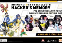 Mostrado el segundo teaser tráiler y fecha de lanzamiento de ‘Digimon Story: Cyber Sleuth Hacker’s Memory’