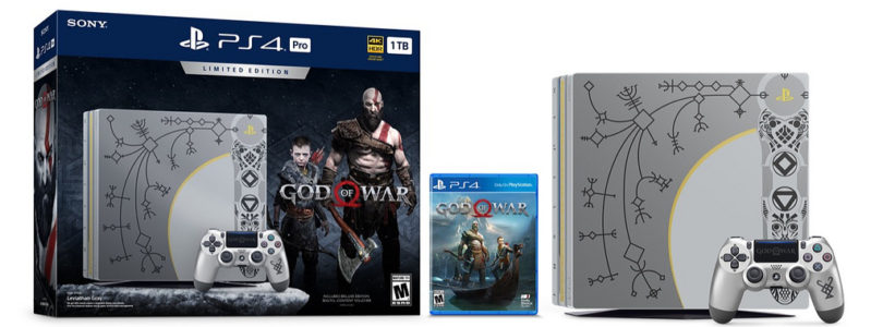 Sony ha anunciado un pack de edición limitada de PS4 Pro de ‘God of War’