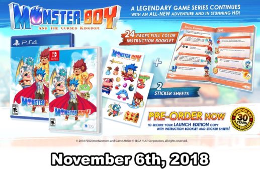 ‘Monster Boy’ llegará el 6 de noviembre a Switch, PS4 y XBO