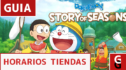 Horarios de las tiendas de ‘Doraemon Story of Seasons’