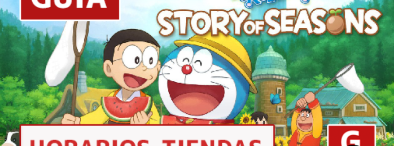 Horarios de las tiendas de ‘Doraemon Story of Seasons’