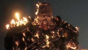 RE3 Nemesis Burning