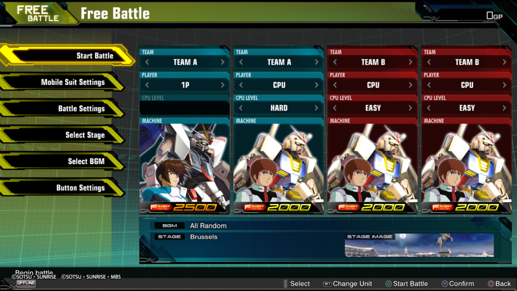 MOBILE SUIT GUNDAM EXTREME VS MAXIBOOST ON Network Test 20200426222305