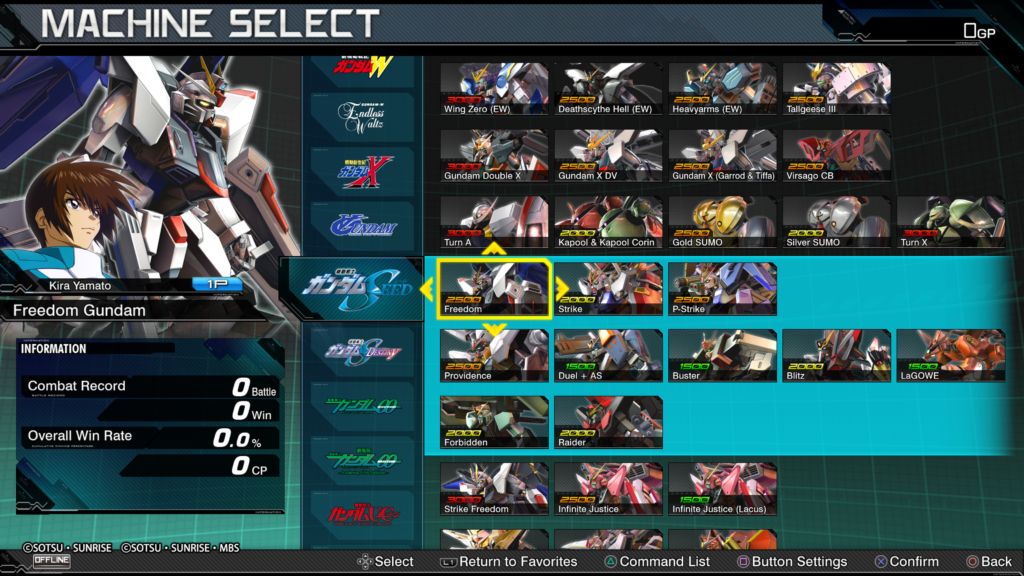 MOBILE SUIT GUNDAM EXTREME VS MAXIBOOST ON Network Test 20200426222706