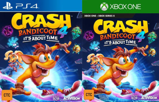 ‘Crash Bandicoot 4: It’s About Time’ listado en Taiwan para PS4 y XBO