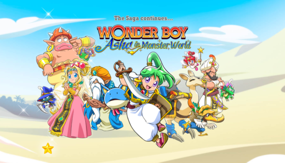 Wonder Boy: Asha in Monster World llegará el 28 de mayo para PS4 y Switch
