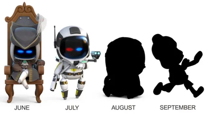 Localización de los bots especiales de Astro’s Playroom