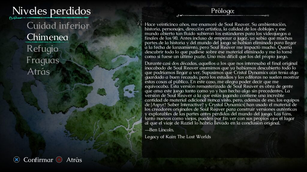 Legacy of Kain™ Soul Reaver 1 2 Remastered NivelesPerdidos